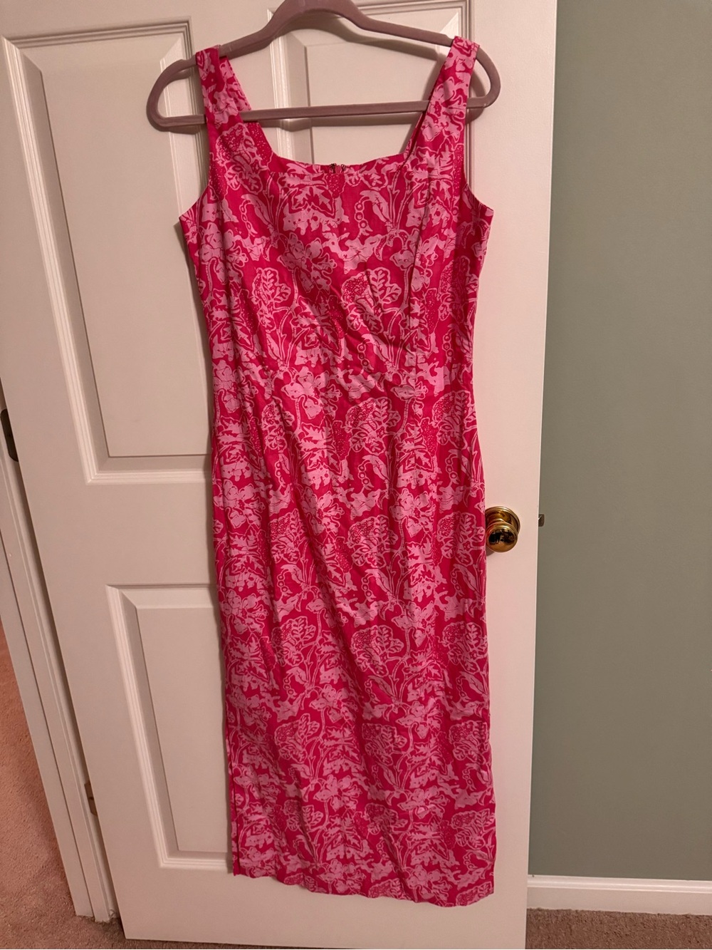 Tibi Hyland Pink Patterned Dress